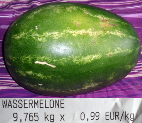 Wassermelone 9.7 kg