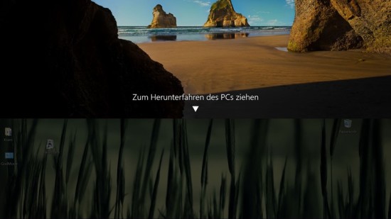 win 10 slide to shutdown - screenshot